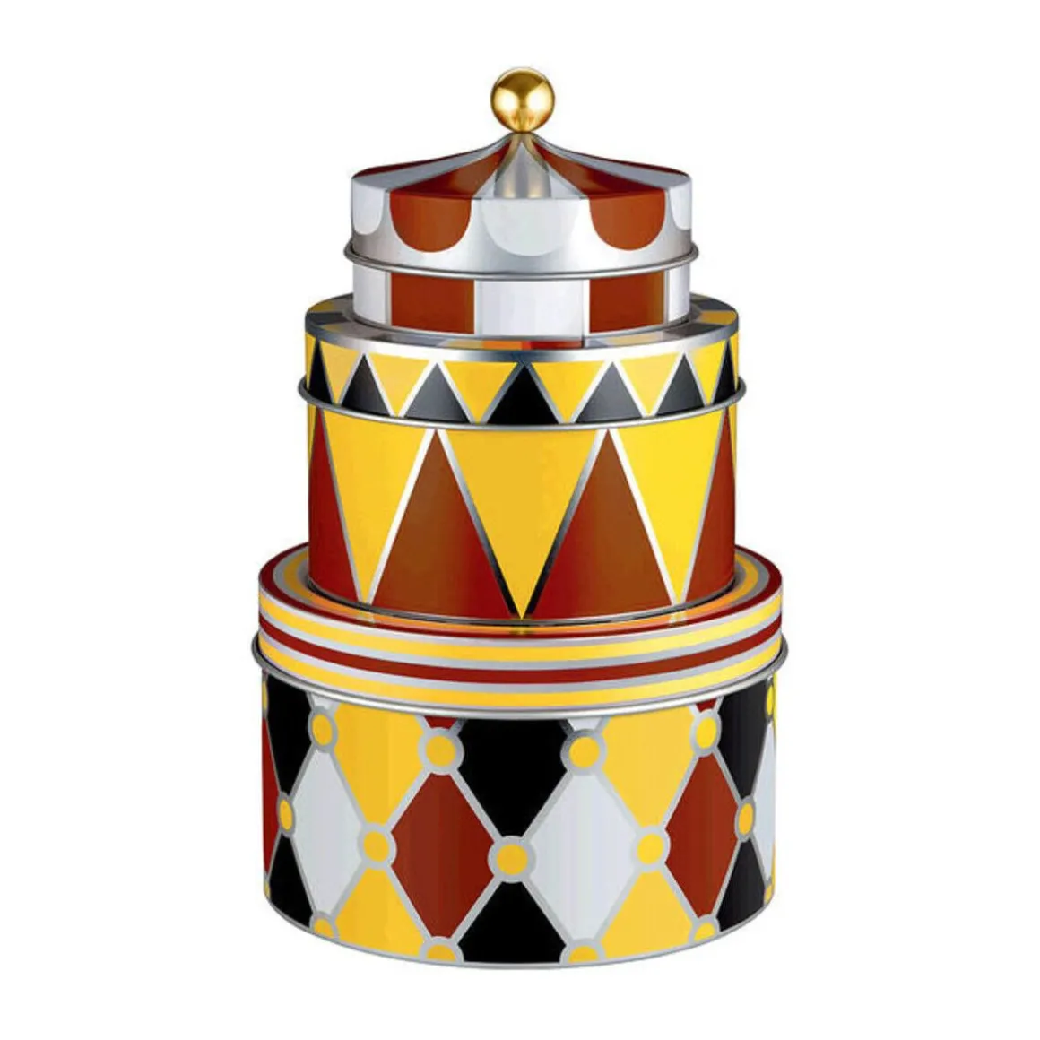 AlessiAllzweckboxen Set 3tlg. Circus