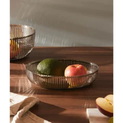AlessiKorbschale oval 26 cm Edelstahl