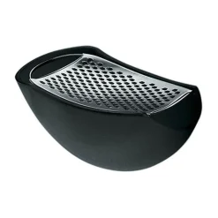 AlessiReibe mit Käsedose 15 cm Parmenide schwarz