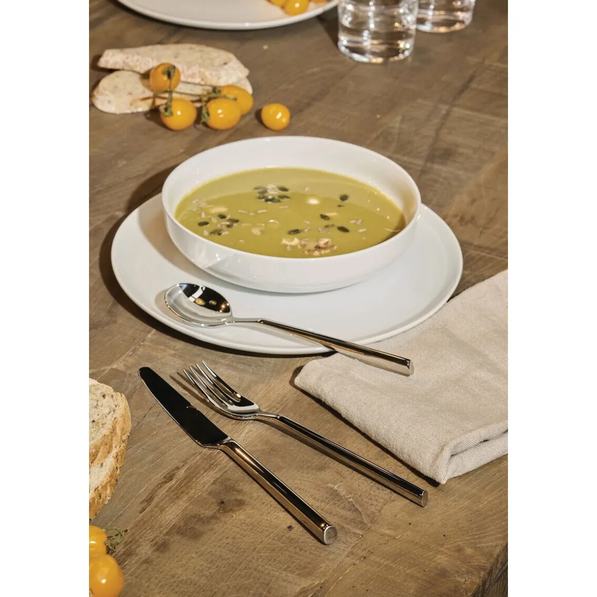 AlessiTafelmesser 23 cm Clivo Edelstahl
