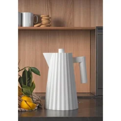 AlessiWasserkocher 1,7 l 2400 W Plissé weiss