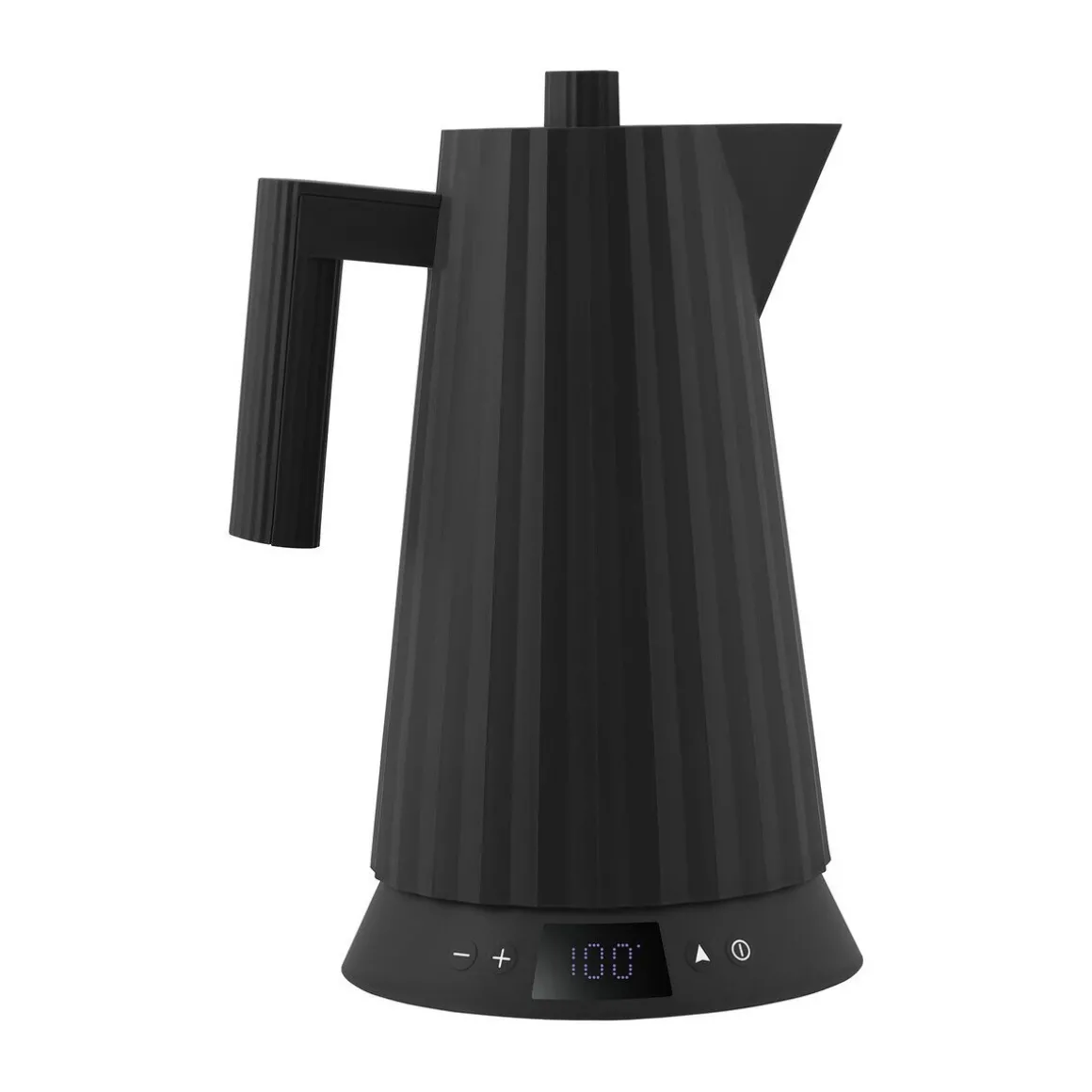 AlessiWasserkocher 1,7 l 2200 W Plissé schwarz