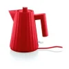 AlessiWasserkocher 1,0 l 2400 W Plissé rot
