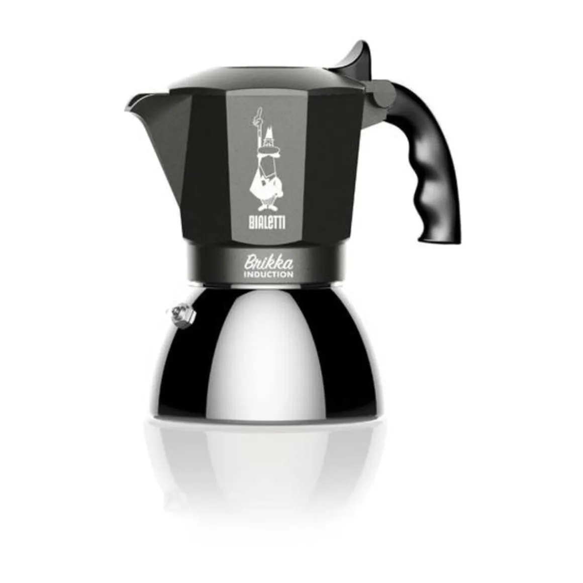 BialettiEspressokocher 4 Tassen New Brikka anthrazit
