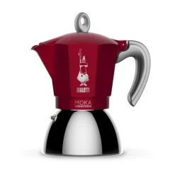 BialettiEspressokocher 4 Tassen New Moka Induction rot