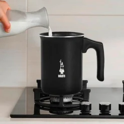 BialettiMilchaufschäumer 3 Tassen Tutto Crema schwarz