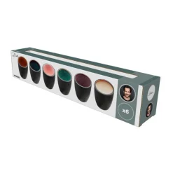 BitzEspressobecher 6er-Set schwarz
