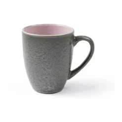 BitzHenkelbecher 30cl grau/rosa