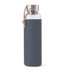 Black+BlumWasserflasche 600ml Glas schiefer