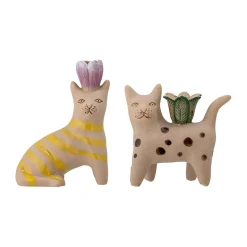 BloomingvilleKerzenhalter 2er-Set Mamie braun