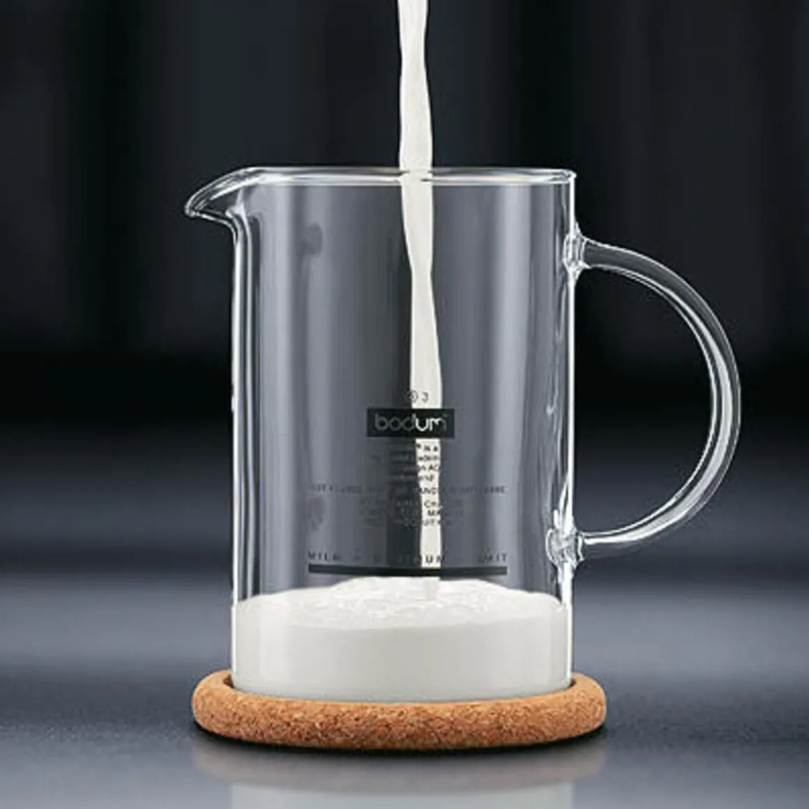 BodumMilchschäumer 0,25 l Latteo klar