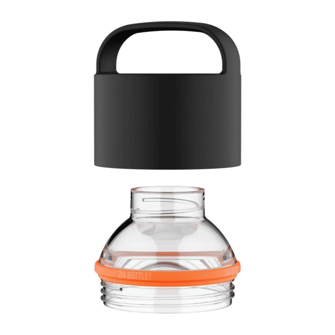 24bottlesDeckel und Mundstück zu Trinkflasche 0,73l Spin Bottle