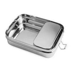 BrotzeitLunchbox 2in1 17x13x6 cm edelstahl
