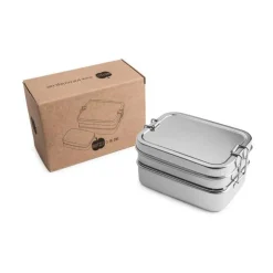 BrotzeitLunchbox-Set 3in1 3-tlg. edelstahl
