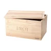 ContinentaBrotkasten m. Deckel Holz 34,5x23x19cm