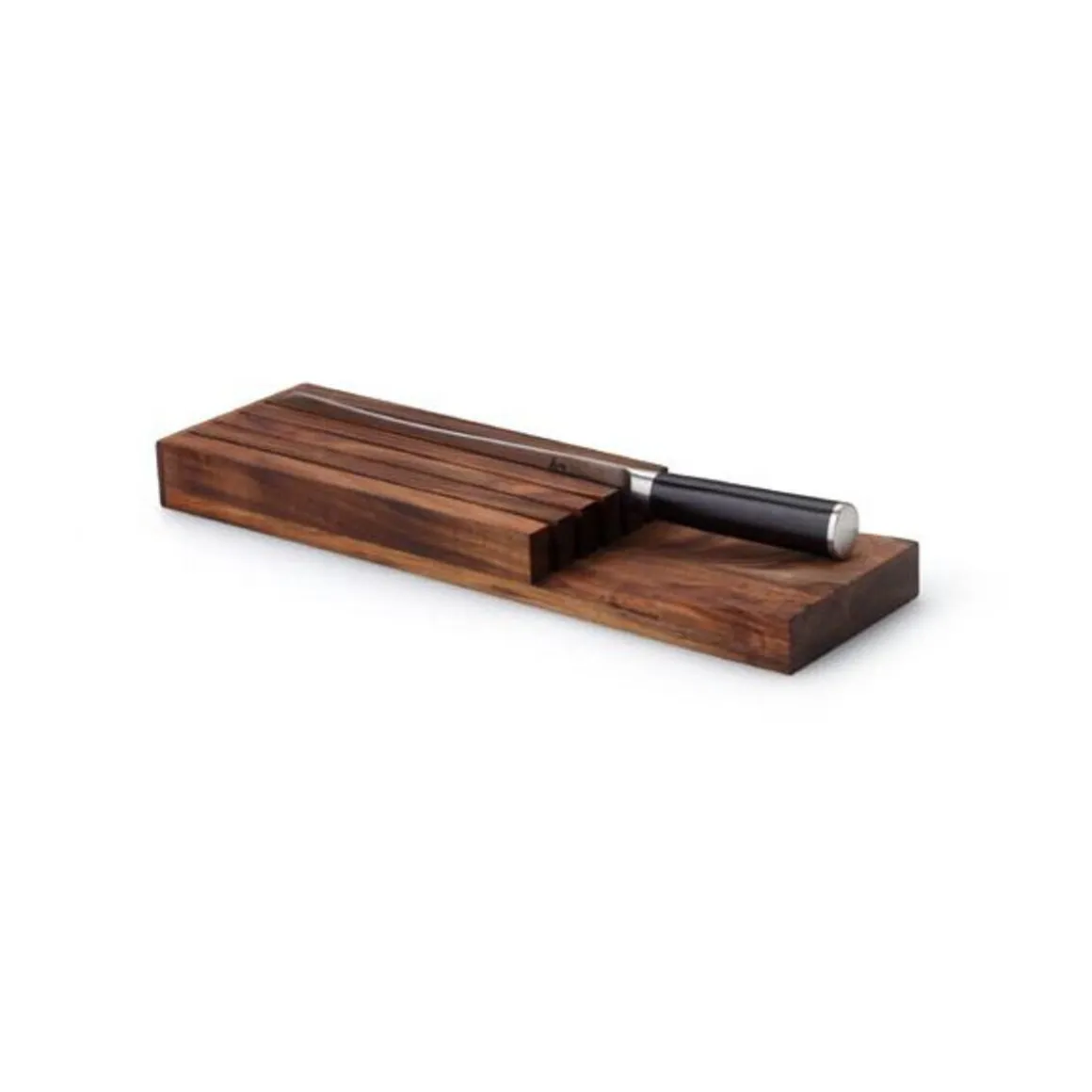 ContinentaMesserblock f. Schublade 5 Messer 39 x 11 x 3,5 cm Akazie