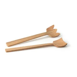 ContinentaSalatbesteck 30,5cm Tulip Eiche