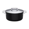 FiskarsKasserolle mit Deckel 3,5 l Rotisser schwarz