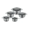 FisslerTopf-Set 5-tlg. Phi Collection edelstahl