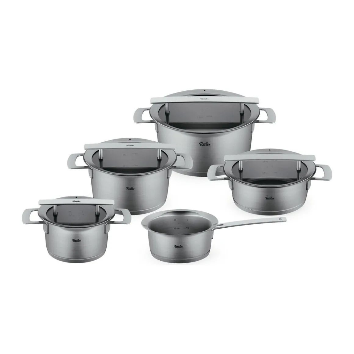 FisslerTopf-Set 5-tlg. Phi Collection edelstahl
