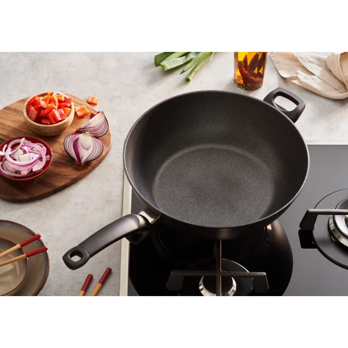 FisslerWok 32 cm Adamant anthrazit