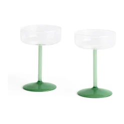HayCoupé-Glas 2er-Set Tint klar/grün