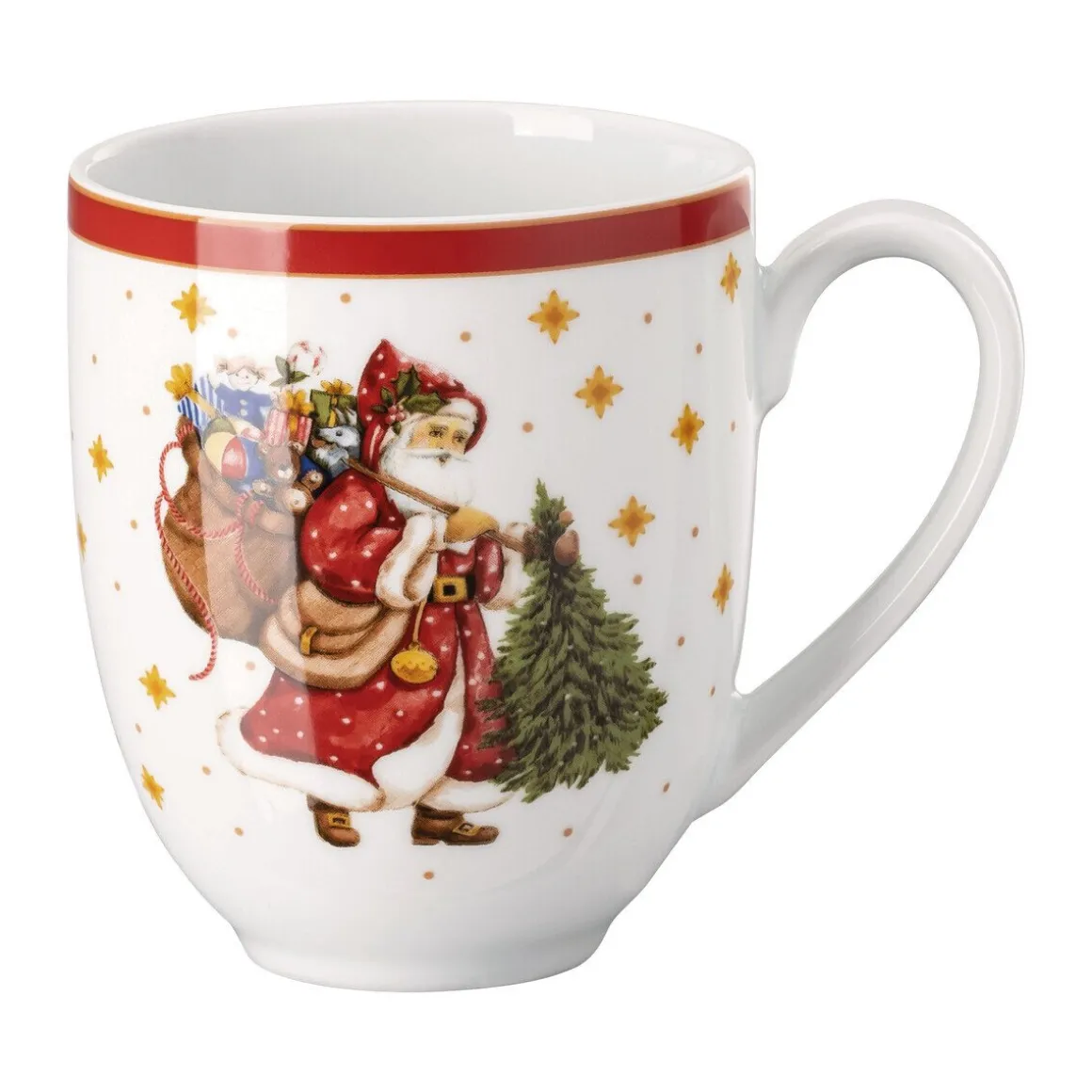 HutschenreutherHenkelbecher 0,4 l Happy Wintertime Red