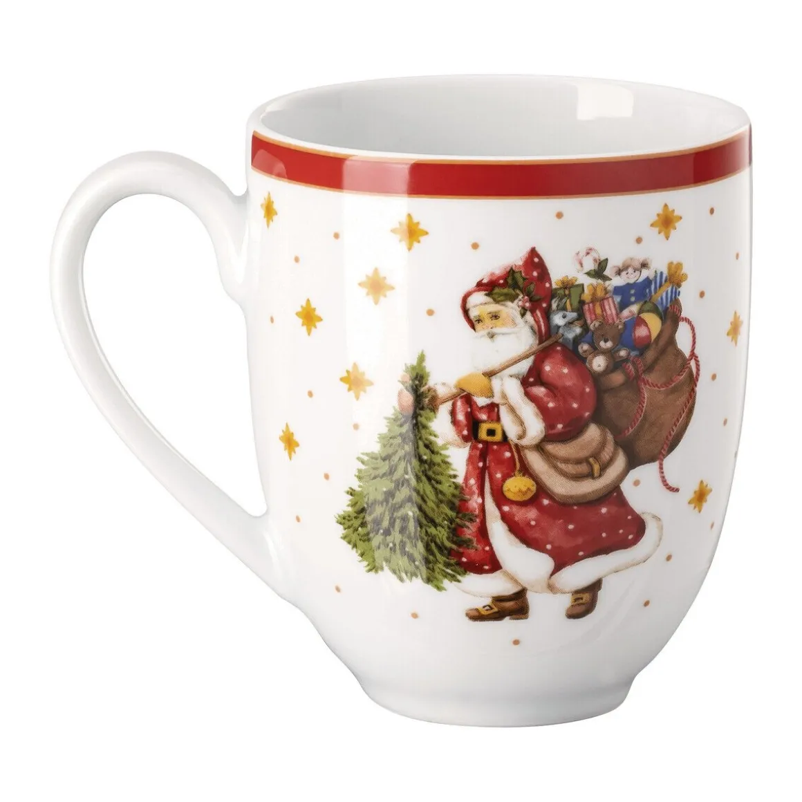 HutschenreutherHenkelbecher 0,4 l Happy Wintertime Red