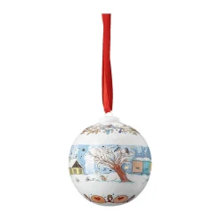 HutschenreutherPorzellankugel 6 cm Sammeledition Weihnachten Weihnachtskugel 2022