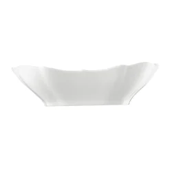 HutschenreutherSchüssel eckig 20cm Baronesse Weiss