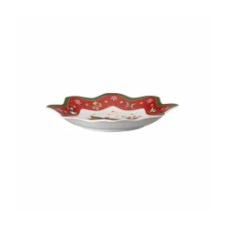 HutschenreutherSternschale 25 cm Happy Wintertime