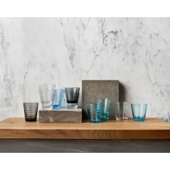 IittalaTrinkglas 2er-Set 0,33 l Aino Aalto Dark Grey