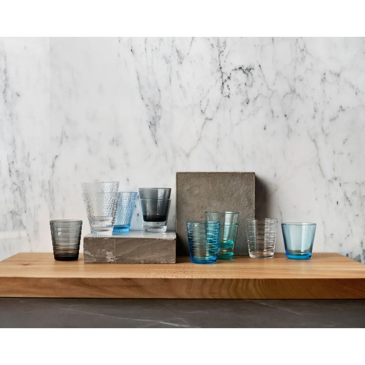 IittalaTrinkglas 2er-Set 0,33 l Aino Aalto Dark Grey