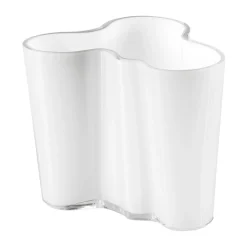 IittalaVase 9,5 cm Alvar Aalto opalweiß