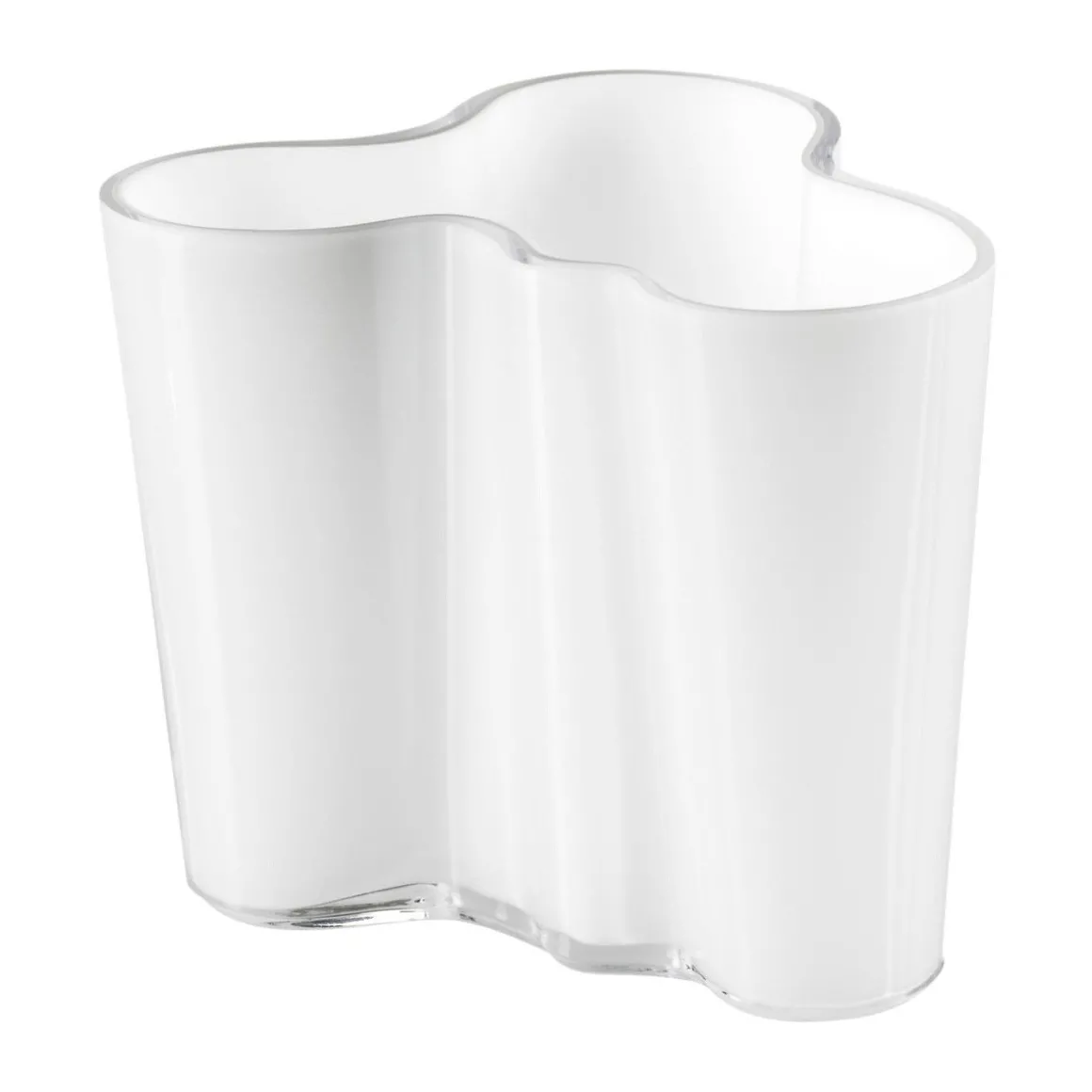 IittalaVase 9,5 cm Alvar Aalto opalweiß