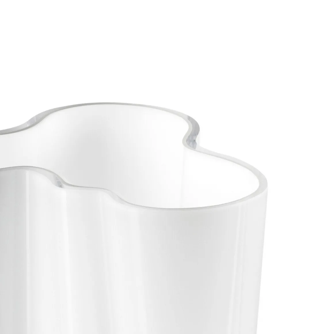 IittalaVase 9,5 cm Alvar Aalto opalweiß