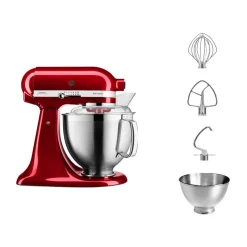 KitchenAidKüchenmaschine 4,8 l 300 W Artisan Premium Liebesapfelrot