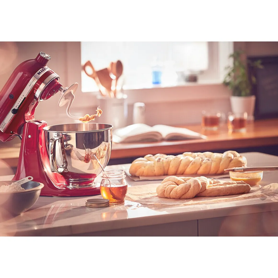 KitchenAidKnethaken Edelstahl zu Küchenmaschine 4,3 & 4,8l