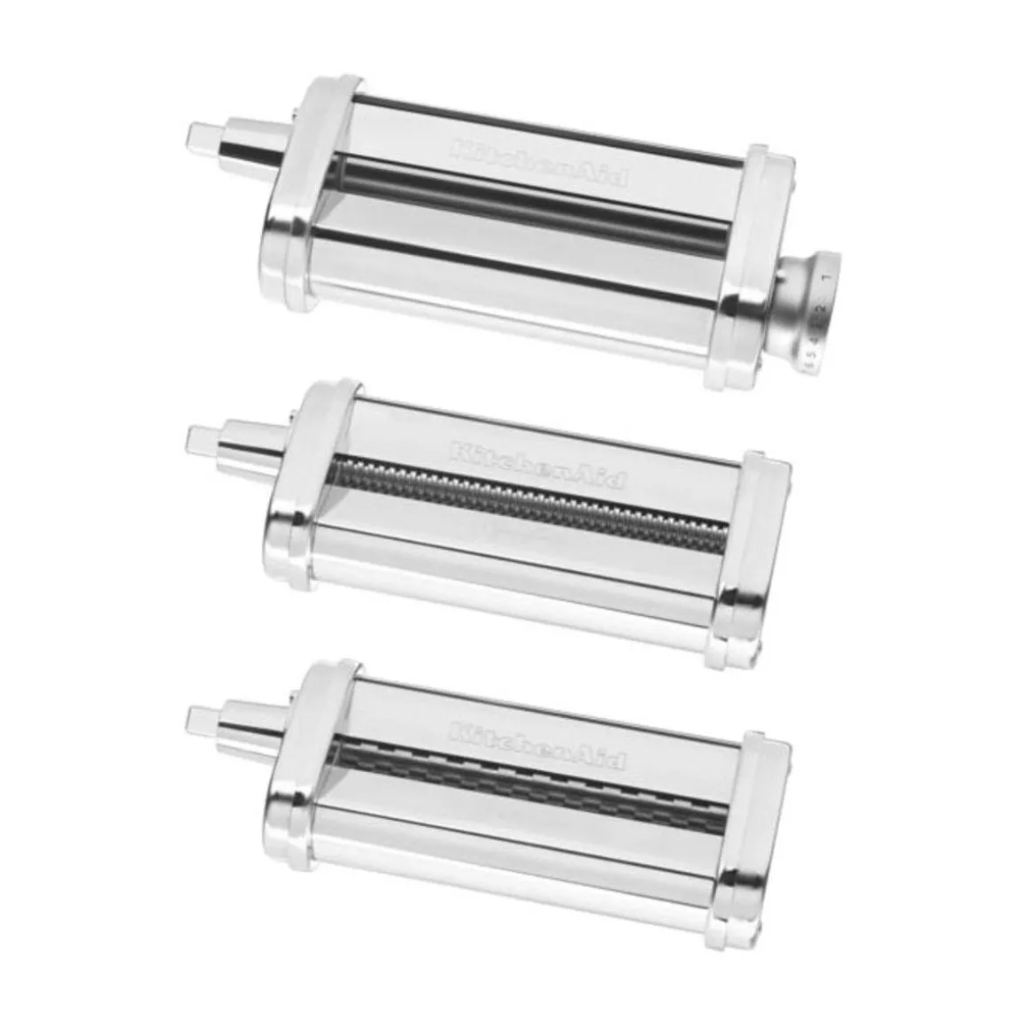 KitchenAidNudelvorsatz 5KSMPRA mit 3 Walzen Edelstahl