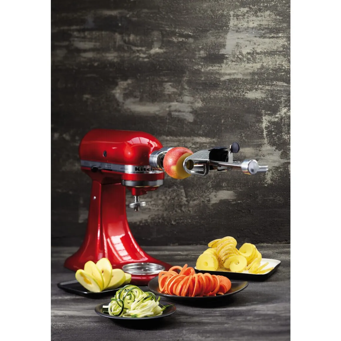 KitchenAidSpiralschneider mit 4 Messern zu Küchenmaschine