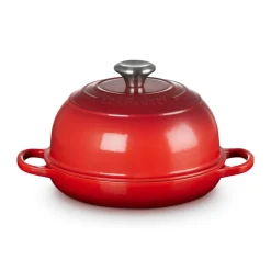 Le CreusetBrot Bräter 24 cm Signature kirschrot