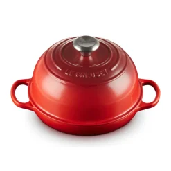 Le CreusetBrot Bräter 24 cm Signature kirschrot