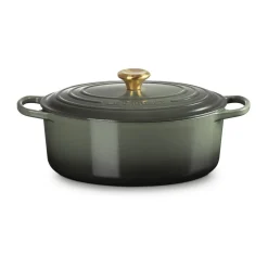 Le CreusetBräter mit Deckel 31 cm Signature Thyme