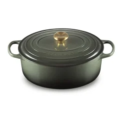 Le CreusetBräter mit Deckel 31 cm Signature Thyme
