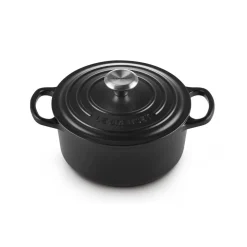 Le CreusetBräter mit Deckel 20 cm Signature Schwarz