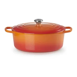 Le CreusetBräter mit Deckel 26 cm Signature kirschrot