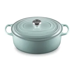 Le CreusetBräter mit Deckel 31 cm Signature Sea Salt