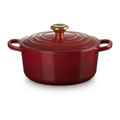 Le CreusetBräter mit Deckel 24 cm Signature Rhone