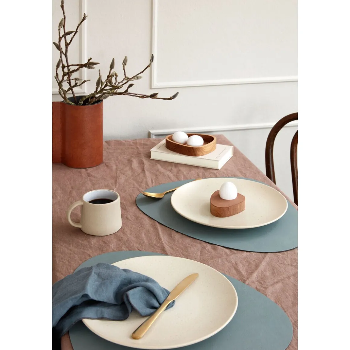 LINDDNATischset L 37x44 cm Curve Nupo pastellgrün