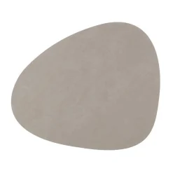 LINDDNATischset L 37x44 cm Curve Nupo light grey